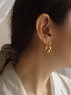 Gabi The Label Leta Pearl Earrings *18k Gold-plated