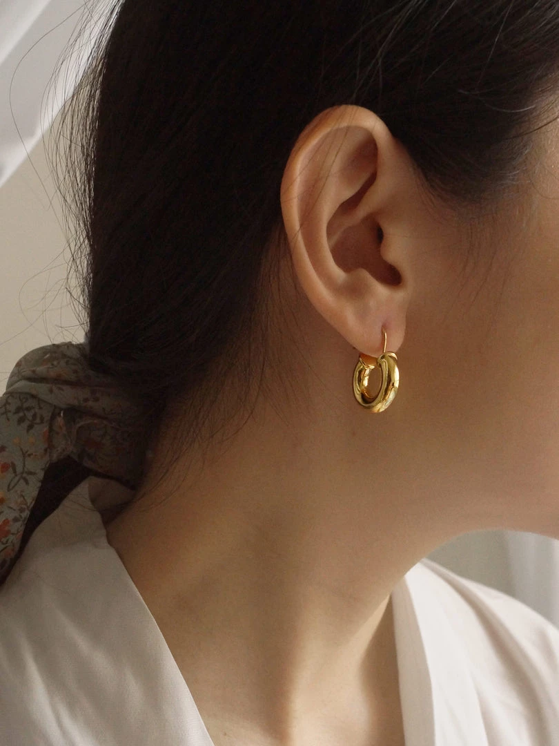 Gabi The Label Leta Pearl Earrings *18k Gold-plated