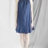 Gabi The Label Lulu Ribbon Dress - Dark Denim CLOTHING
