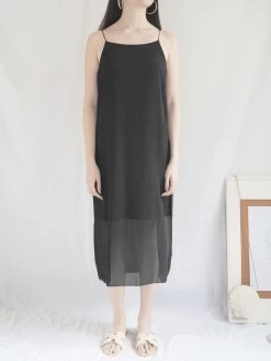Gabi The Label Marta Dress - Black CLOTHING