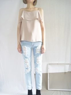 Gabi The Label Mia Layered Top - Black