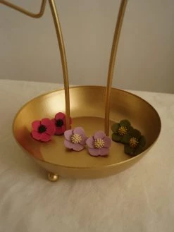 Gabi The Label EARRINGS Nara Earstuds - Magenta