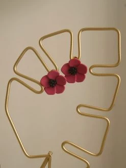 Gabi The Label EARRINGS Nara Earstuds - Magenta