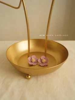 Gabi The Label EARRINGS Nara Earstuds - Magenta