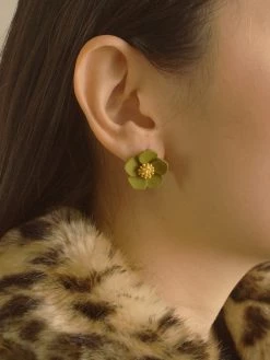 Gabi The Label EARRINGS Nara Earstuds - Magenta