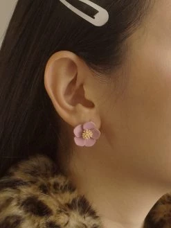 Gabi The Label EARRINGS Nara Earstuds - Magenta