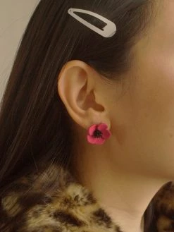 Gabi The Label EARRINGS Nara Earstuds - Magenta