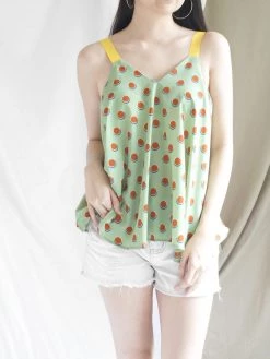 Gabi The Label Polly Ribbon Top - White