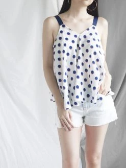 Gabi The Label Polly Ribbon Top - White