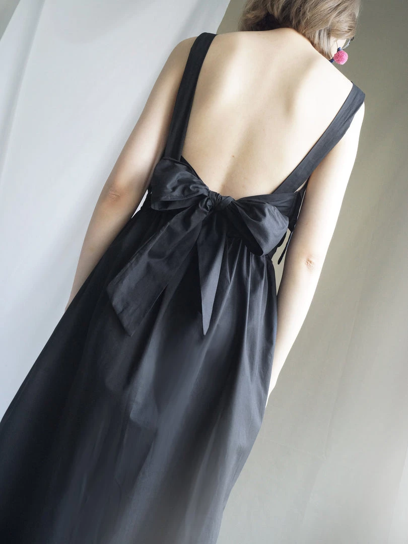 Gabi The Label Poppy Ribbon Dress - White