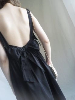 Gabi The Label Poppy Ribbon Dress - White