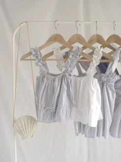 Gabi The Label CLOTHING Elle Ruffles Top - White