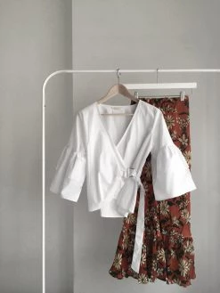 Gabi The Label Jolie Wrap Blouse