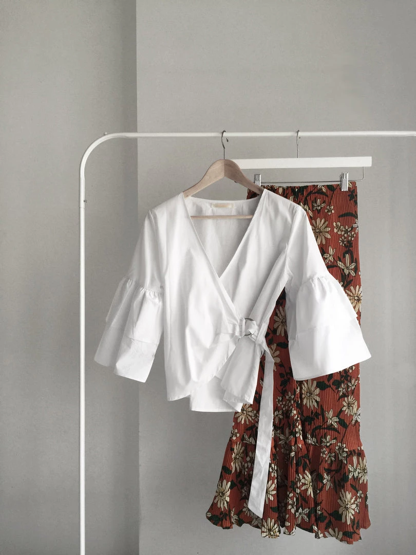 Gabi The Label Jolie Wrap Blouse