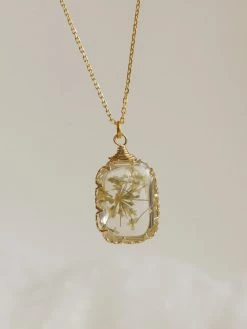 Gabi The Label GINNY Flower Necklace *18K Gold-plated