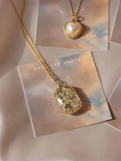 Gabi The Label GINNY Flower Necklace *18K Gold-plated