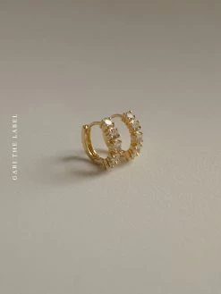 Gabi The Label EARRINGS HALCYON Huggies *Gold-plated