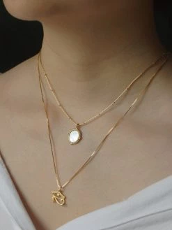 Gabi The Label Hatshepsut's Pendant Necklace *18K Gold-plated Stainless Steel