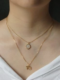 Gabi The Label Eye Of Horus Necklace *18K Gold-plated