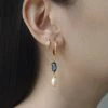 Gabi The Label Hildur Earrings - Prussian Blue *18K Gold-plated