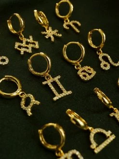 Gabi The Label Sparkle Horoscope Huggies *18k Gold-plated EARRINGS