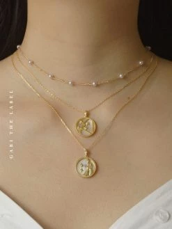 Gabi The Label Horoscope Shell Necklace *Gold-plated S925