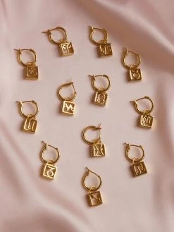 Gabi The Label Horoscope Hoops *Gold-plated EARRINGS