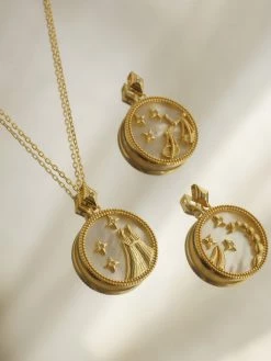 Gabi The Label Horoscope Shell Necklace *Gold-plated S925