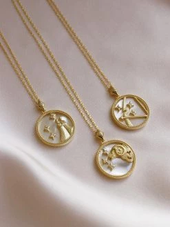 Gabi The Label Horoscope Shell Necklace *Gold-plated S925