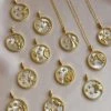 Gabi The Label Horoscope Shell Necklace *Gold-plated S925