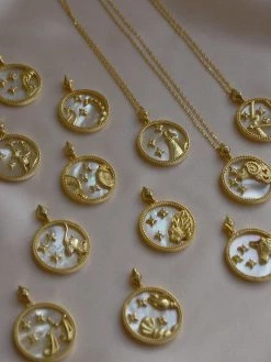 Gabi The Label Horoscope Shell Necklace *Gold-plated S925