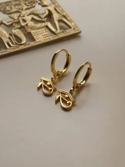 Gabi The Label [ Huggies ] Eye Of Horus Huggies *18K Gold-plated