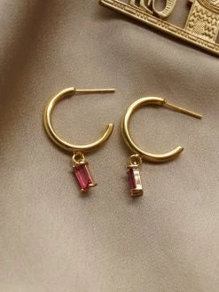 Gabi The Label ILLUMINATE Hoops - Rose Pink *18K Gold-plated EARRINGS