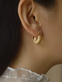 Gabi The Label EARRINGS INDIA Hoops - Gold *Gold-plated