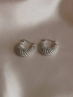Gabi The Label INDIA Hoops - Silver *Platinum-plated EARRINGS