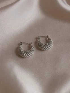 Gabi The Label INDIA Hoops - Silver *Platinum-plated EARRINGS