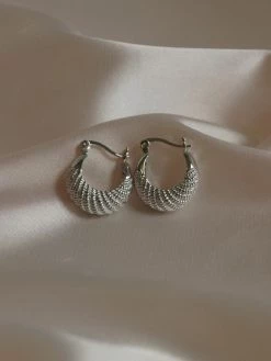 Gabi The Label INDIA Hoops - Silver *Platinum-plated EARRINGS