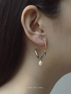 Gabi The Label EARRINGS Inga Hoops *18K Gold-plated