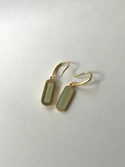 Gabi The Label Jade Pendant Earrings