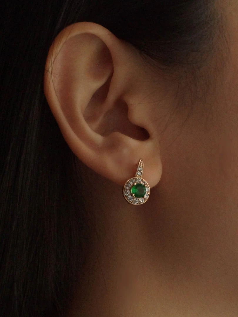 Gabi The Label KATA Earrings - Jade Green *Gold-plated // GABI EXCLUSIVE