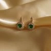Gabi The Label KATA Earrings - Jade Green *Gold-plated // GABI EXCLUSIVE