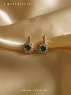 Gabi The Label KATA Earrings - Jade Green *Gold-plated // GABI EXCLUSIVE