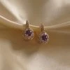 Gabi The Label KATA Earrings - Amethyst Purple *Gold-plated // GABI EXCLUSIVE