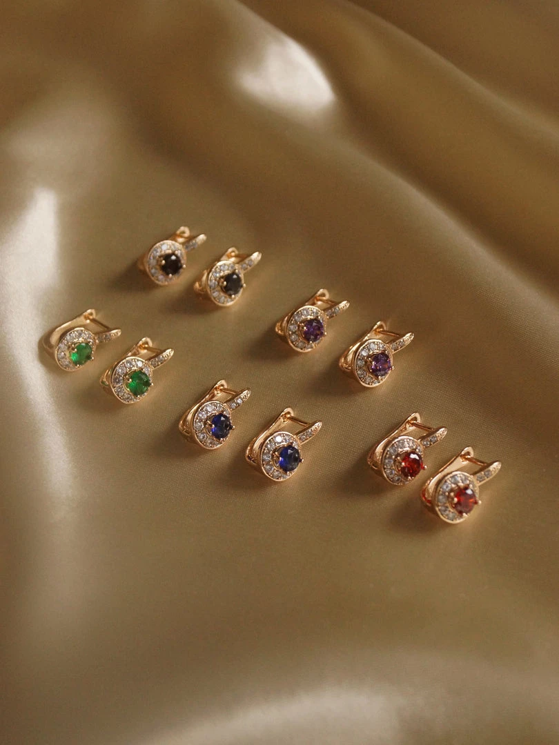 Gabi The Label KATA Earrings - Jade Green *Gold-plated // GABI EXCLUSIVE