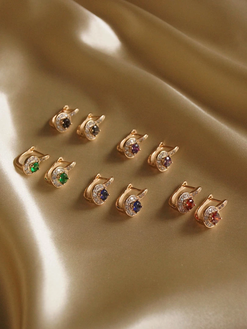 Gabi The Label KATA Earrings - Jade Green *Gold-plated // GABI EXCLUSIVE