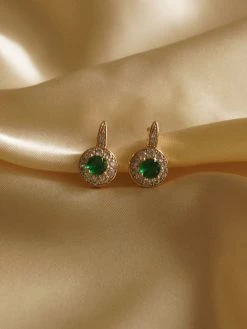 Gabi The Label KATA Earrings - Jade Green *Gold-plated // GABI EXCLUSIVE
