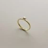 Gabi The Label Pearl Ring - Little Pearl *14k Gold-plated S925