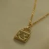 Gabi The Label Secret Lock Necklace *18K Gold-plated