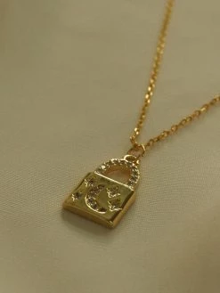 Gabi The Label Secret Lock Necklace *18K Gold-plated