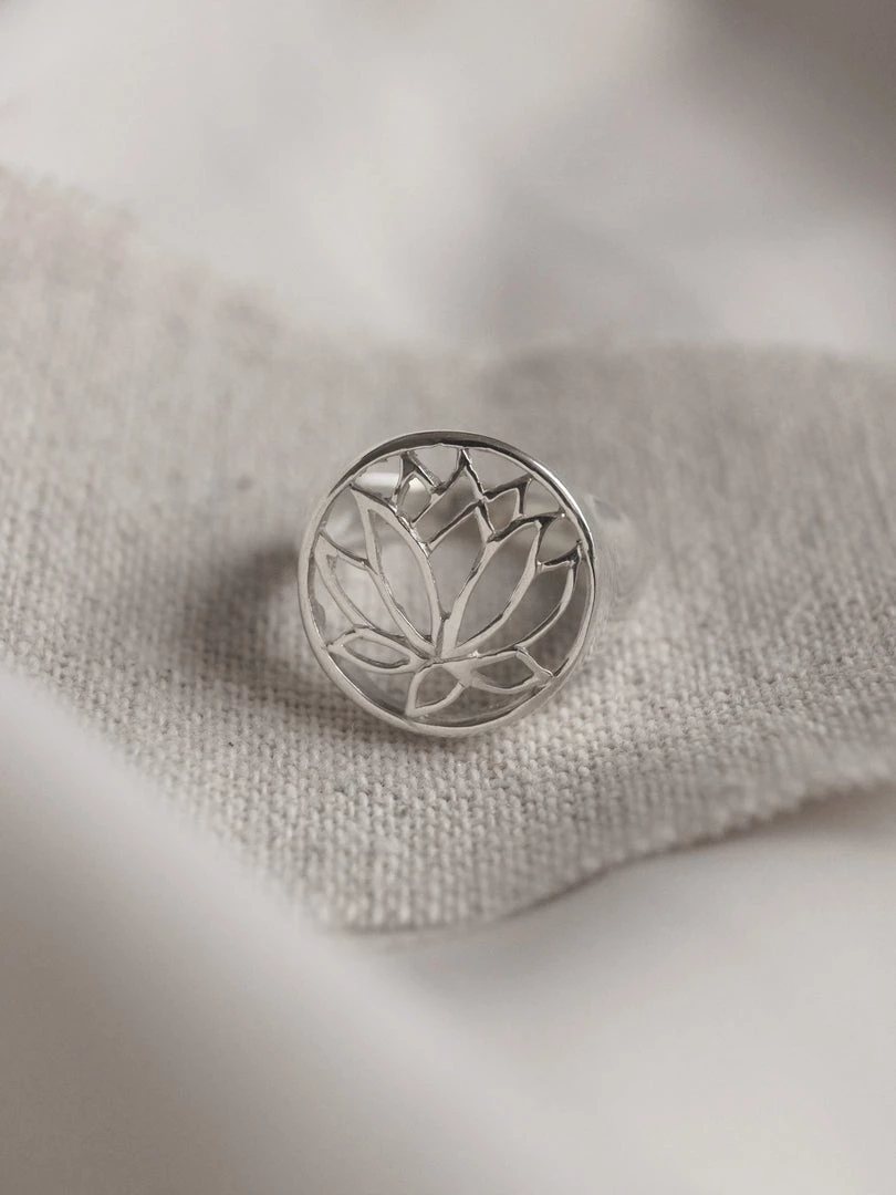 Gabi The Label LOTUS Signet Ring - Big // GABI EXCLUSIVE